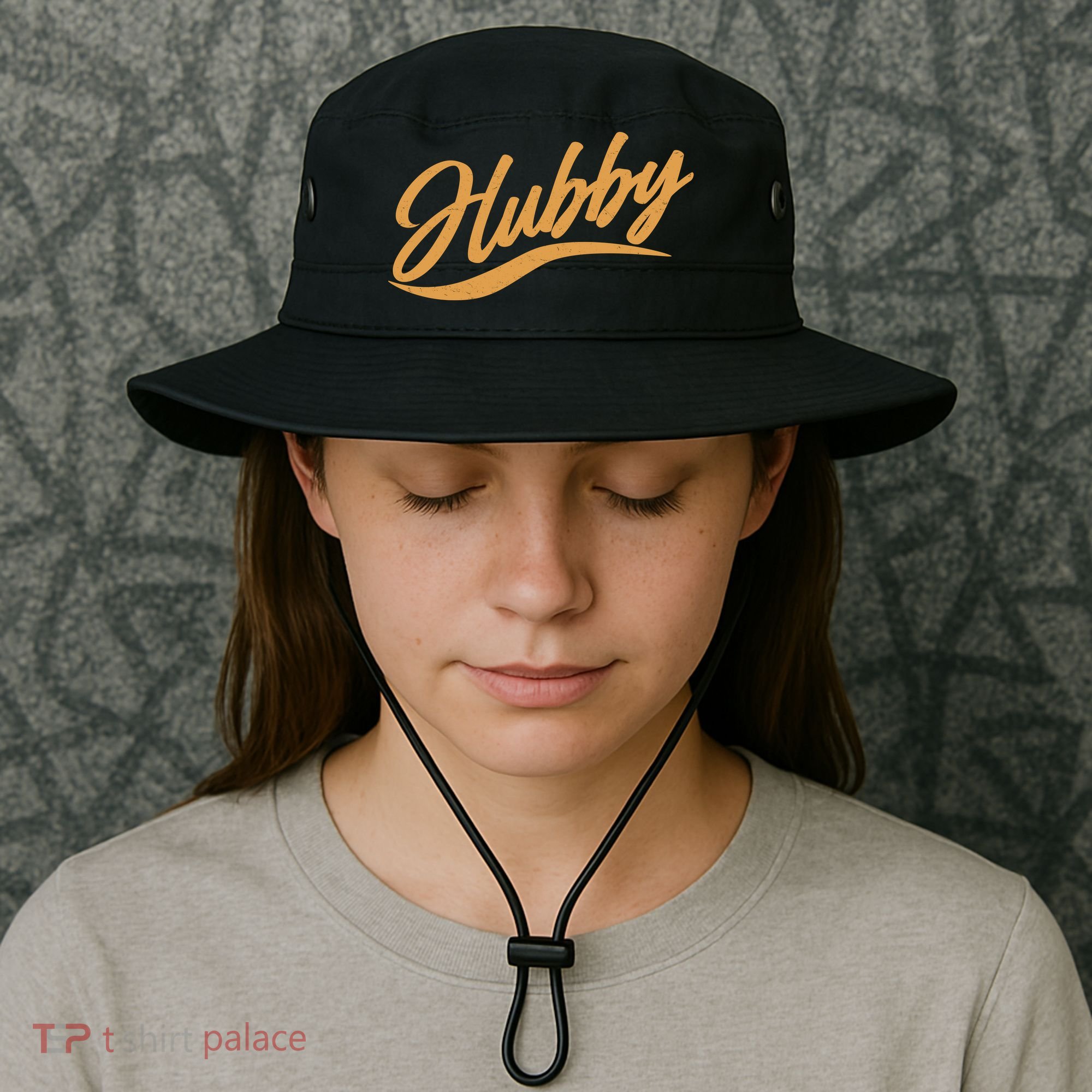 Vintage Cute Hubby Married Life Bucket Hat