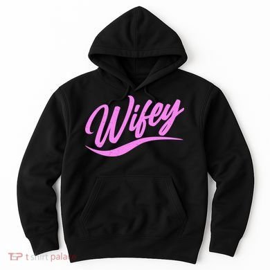 Vintage Cute Wifey Married Life Hoodie