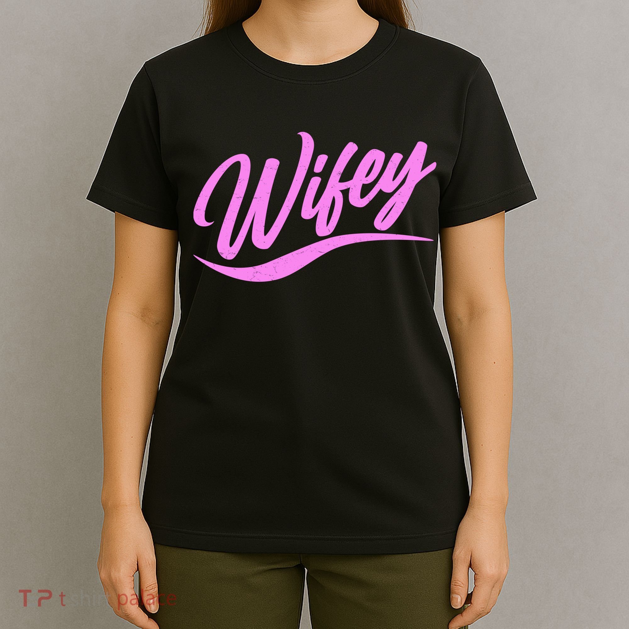 Vintage Cute Wifey Married Life T-Shirt