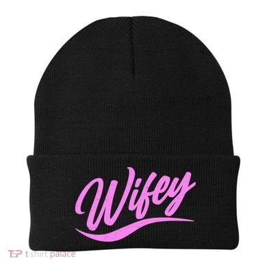 Vintage Cute Wifey Married Life Beanie