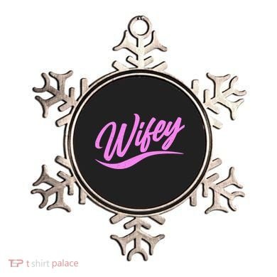 Vintage Cute Wifey Married Life Ornament