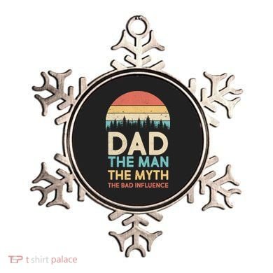 Vintage Dad Man Myth The Bad Influence Ornament