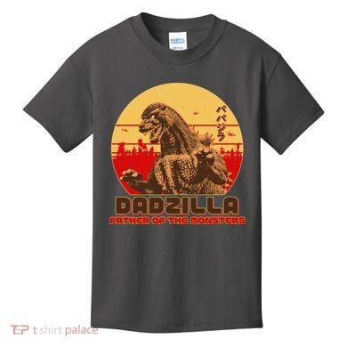 Vintage Dadzilla Father of the Monsters Kids T-Shirt