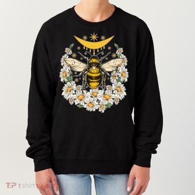 Vintage Daisy Honey Moon Bee Women's Sweatshirt