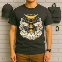 Vintage Daisy Honey Moon Bee T-Shirt thumb 6
