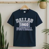 Vintage Dallas Texas Football Est 1960 T-Shirt thumb 2