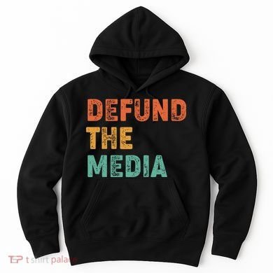 Vintage Defund The Media Hoodie