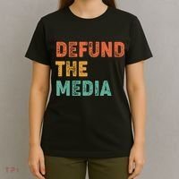 Vintage Defund The Media T-Shirt thumb 4