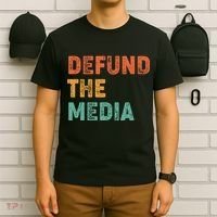 Vintage Defund The Media T-Shirt thumb 6