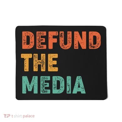 Vintage Defund The Media Mousepad