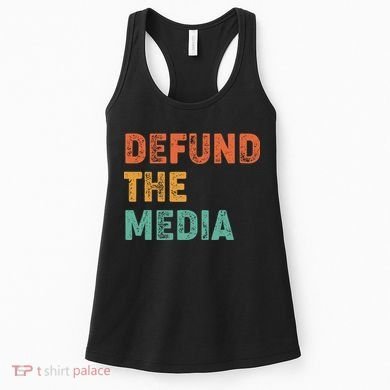 Vintage Defund The Media Women's Tank Top