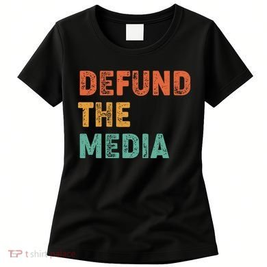 Vintage Defund The Media Women's T-Shirt