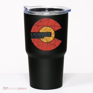 Vintage Denver Colorado Logo Tumbler