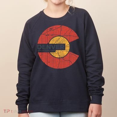 Vintage Denver Colorado Logo Women's Sweatshirt