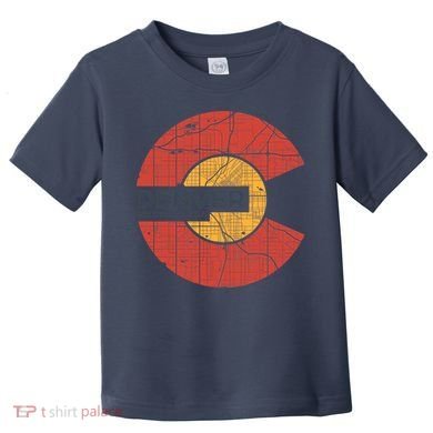 Vintage Denver Colorado Logo Toddler T-Shirt
