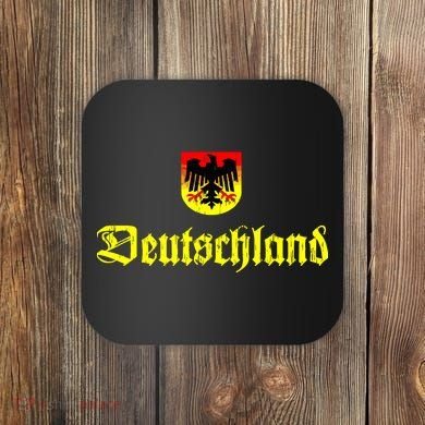 Vintage Deutschland German Logo Coaster