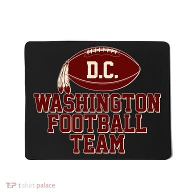 Vintage Distressed Washington DC Football Team Mousepad