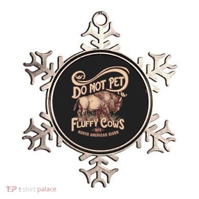 Vintage Do Not Pet The Fluffy Cows Ornament