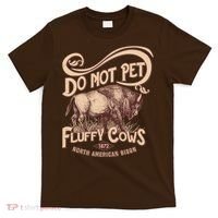 Vintage Do Not Pet The Fluffy Cows T-Shirt thumb 0