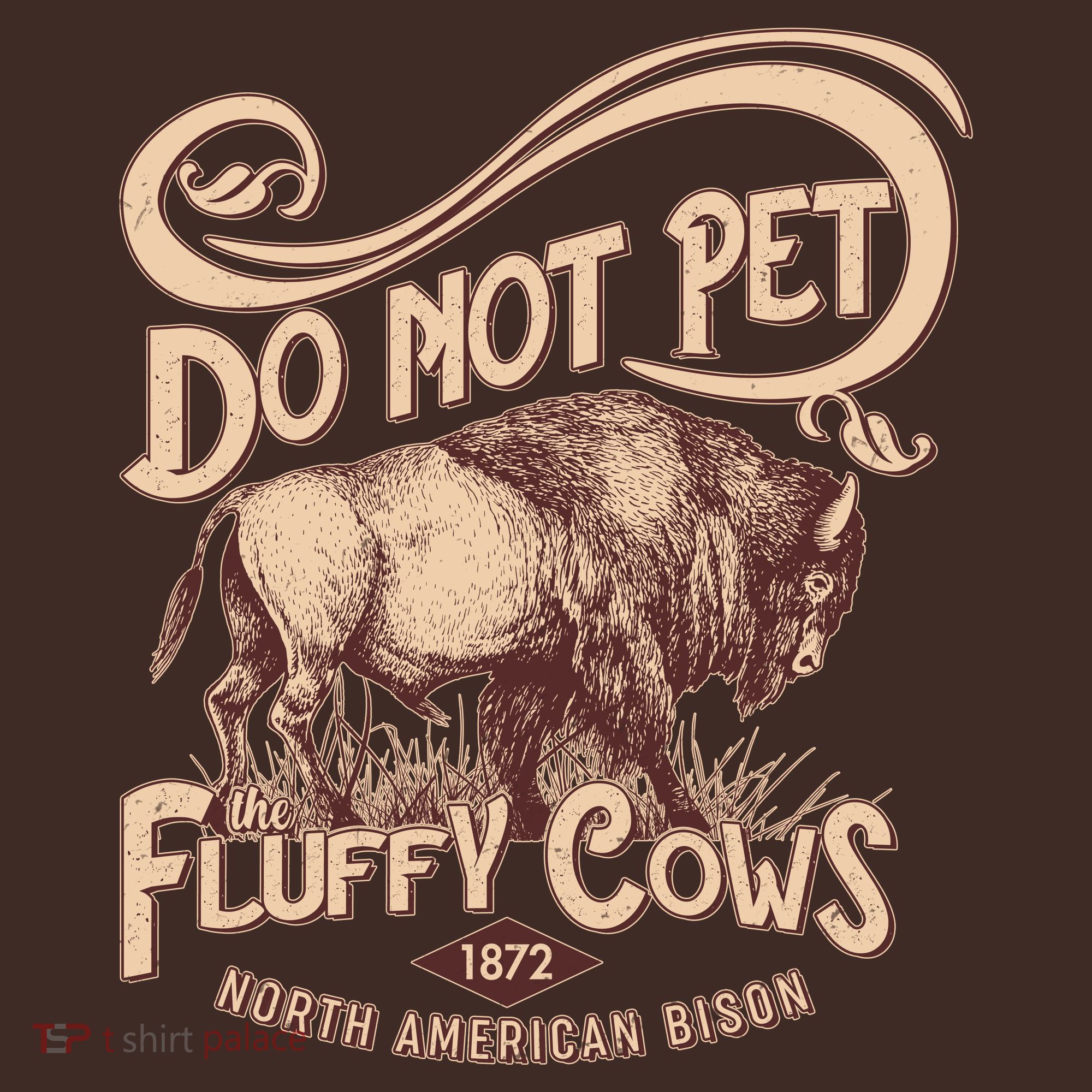 Vintage Do Not Pet The Fluffy Cows T-Shirt