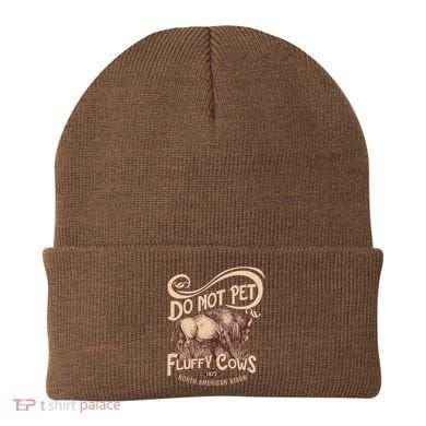 Vintage Do Not Pet The Fluffy Cows Beanie