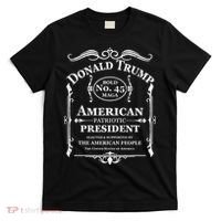 Vintage Donald Trump No 45 Bold MAGA Whisky Label  T-Shirt thumb 0