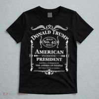 Vintage Donald Trump No 45 Bold MAGA Whisky Label  T-Shirt thumb 5