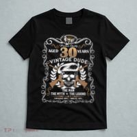 Vintage Dude Aged 30 Years Man Myth Legend 30th Birthday  T-Shirt thumb 5