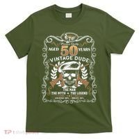 Vintage Dude Aged 50 Years Man Myth Legend 50th Birthday T-Shirt thumb 0
