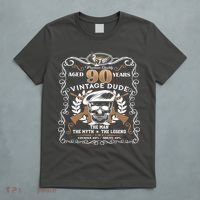 Vintage Dude Aged 90 Years Man Myth Legend 90th Birthday  T-Shirt thumb 5