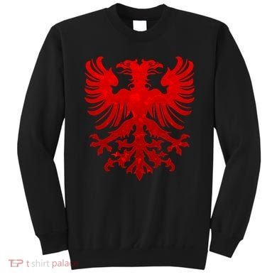 Vintage Eagle Albanian Flag Sweatshirt