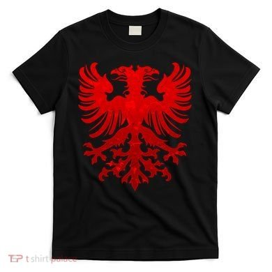 Vintage Eagle Albanian Flag T-Shirt