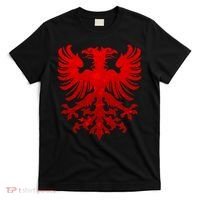 Vintage Eagle Albanian Flag T-Shirt thumb 0