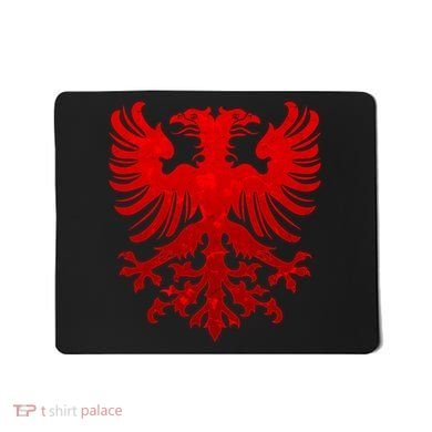 Vintage Eagle Albanian Flag Mousepad