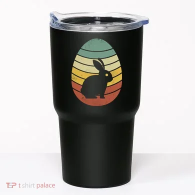 Vintage Easter Bunny Egg Tumbler