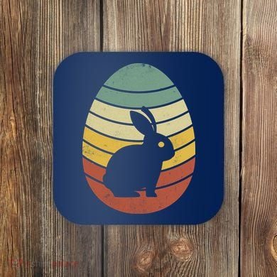 Vintage Easter Bunny Egg Coaster