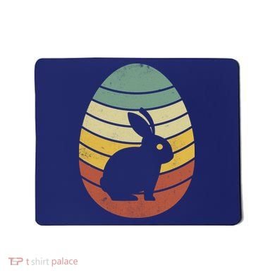 Vintage Easter Bunny Egg Mousepad