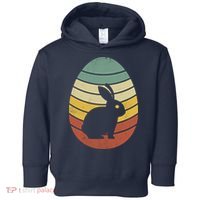 Vintage Easter Bunny Egg Toddler Hoodie thumb 0