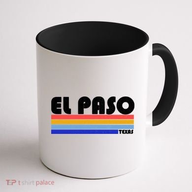 Vintage El Paso Texas  Coffee Mug back