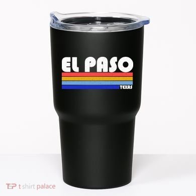 Vintage El Paso Texas  Tumbler