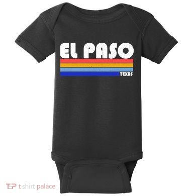 Vintage El Paso Texas  Baby Bodysuit