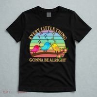  Vintage Every Little Thing Is Gonna Be Alright Birds T-Shirt thumb 5