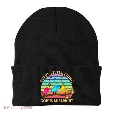  Vintage Every Little Thing Is Gonna Be Alright Birds Beanie