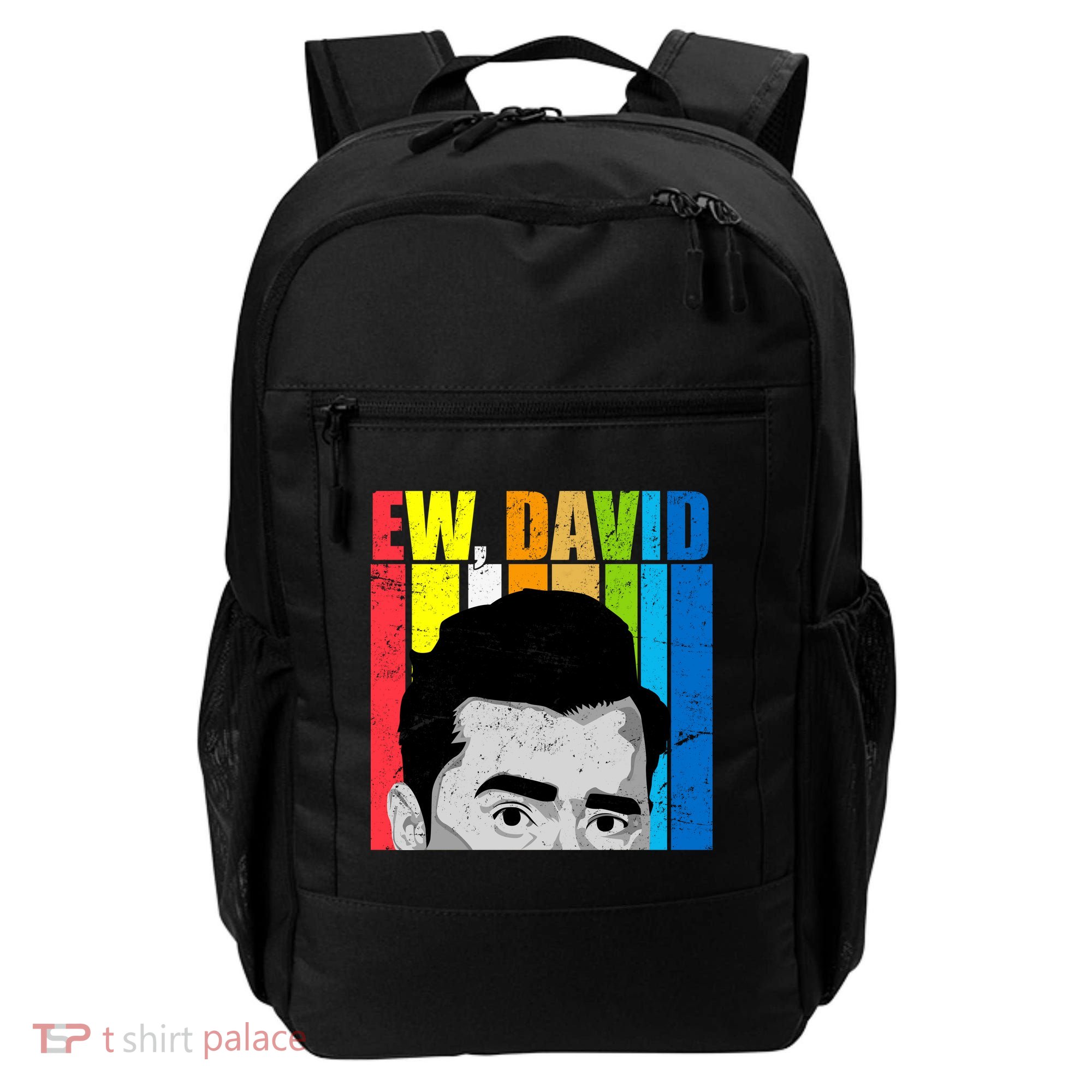 Vintage Ew David Funny Backpack