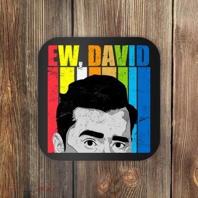 Vintage Ew David Funny Coaster