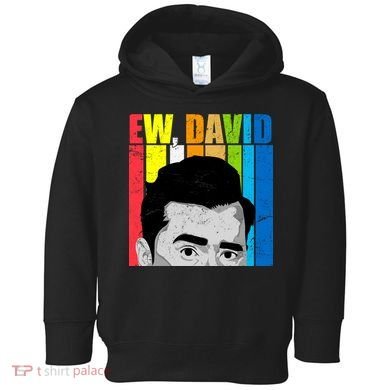 Vintage Ew David Funny Toddler Hoodie