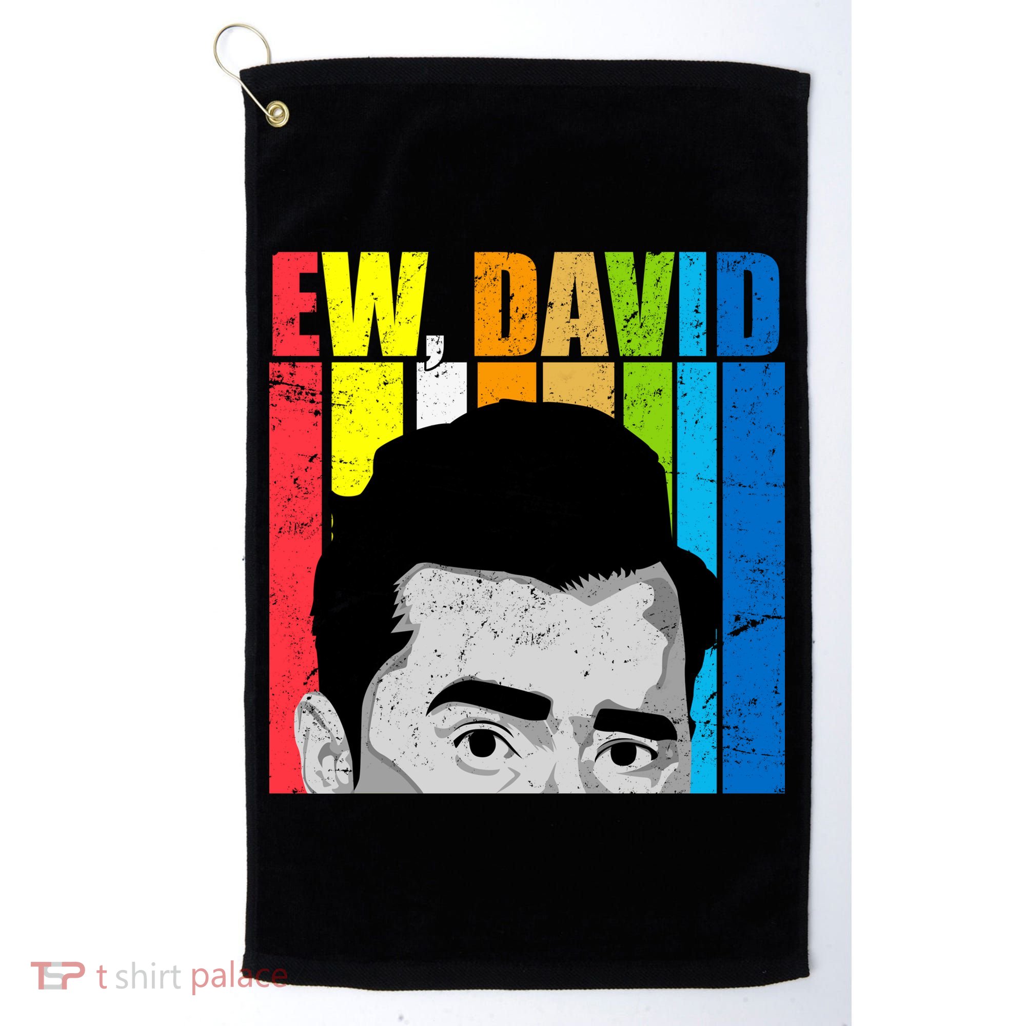 Vintage Ew David Funny Golf Towel