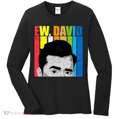 Vintage Ew David Funny Women's Long Sleeve Shirt