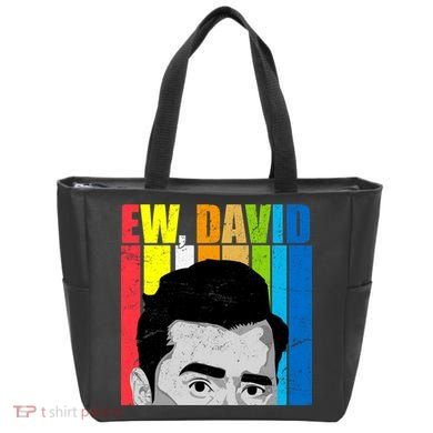 Vintage Ew David Funny Tote Bag