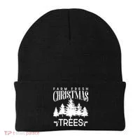 Vintage Farm Fresh Christmas Trees Beanie thumb 0